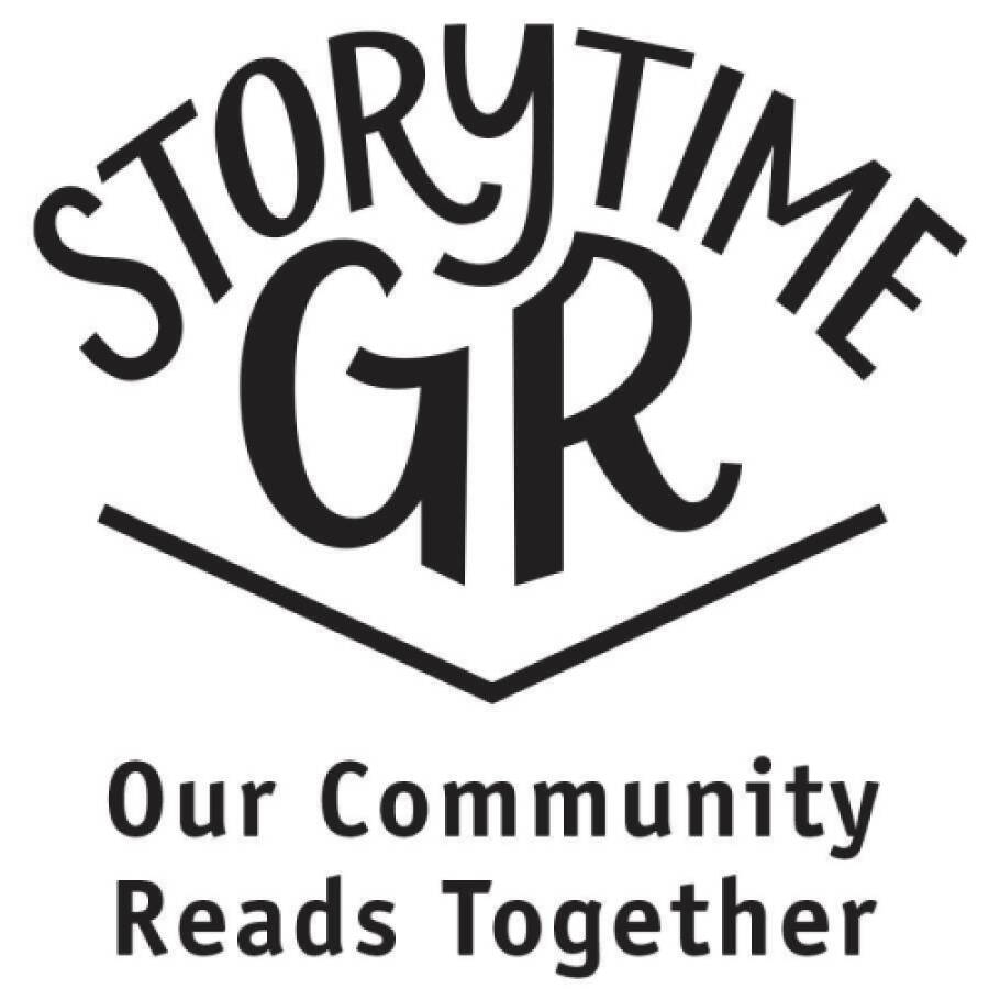 Families listen to a book being read